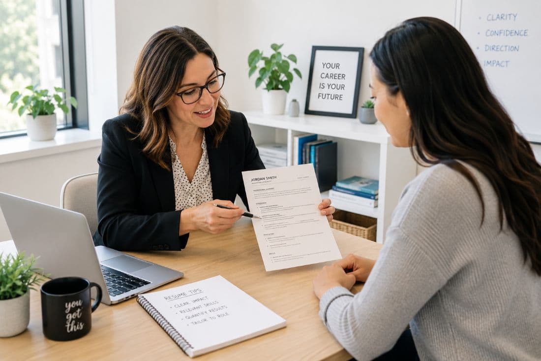 A Sterling consultant and client in conversation